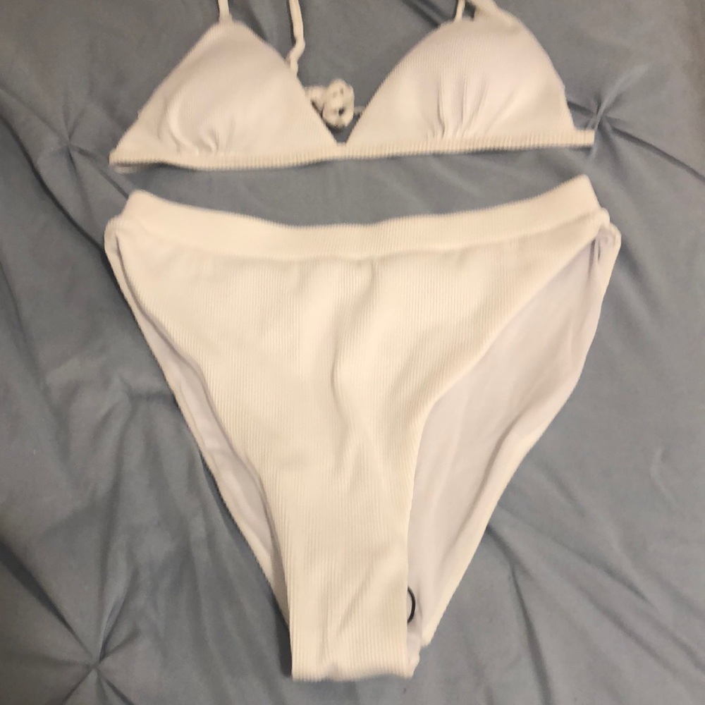 Shein - white bikini